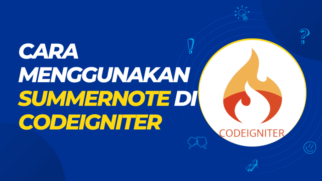 cara menggunakan summernote di codeigniter