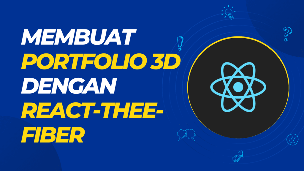 membuat portfolio 3d dengan react-three-fiber