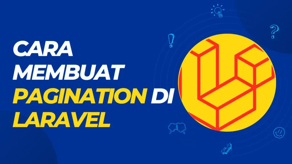 cara membuat pagination di laravel