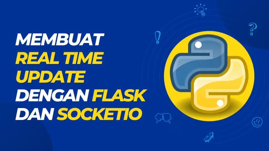 membuat real time update dengan flask dan socketio
