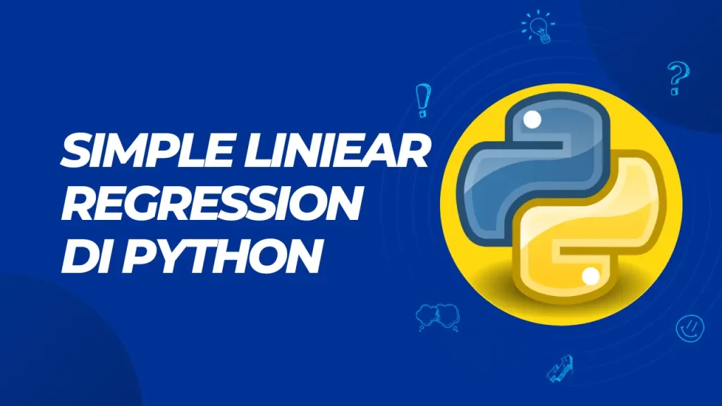 simple liniear regression di python