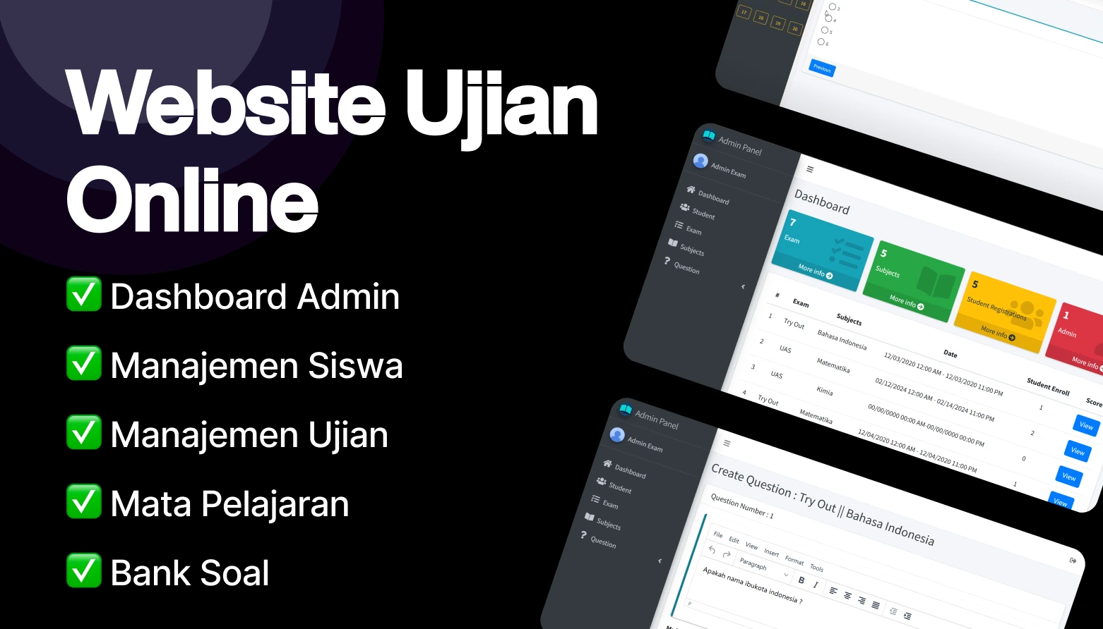 website ujian online