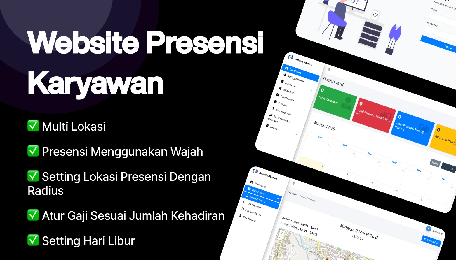 website presensi karyawan