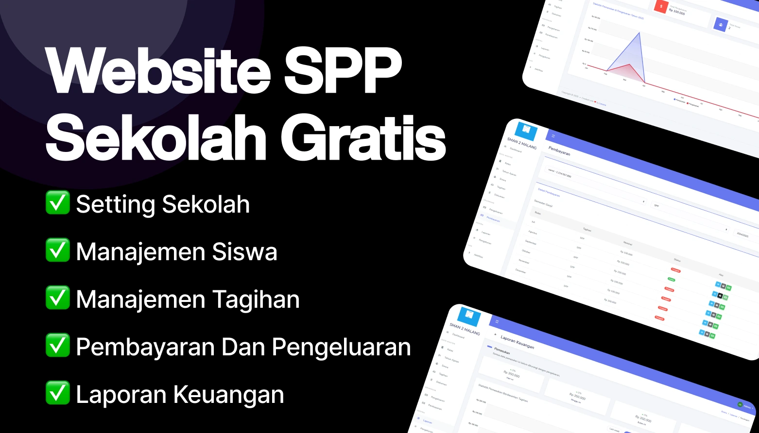 website spp sekolah gratis