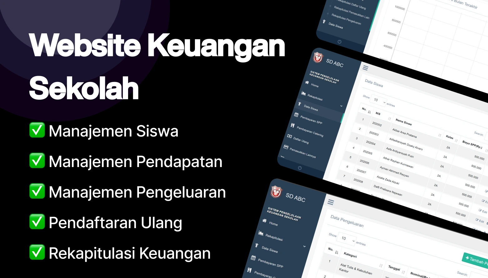 website keuangan sekolah gratis