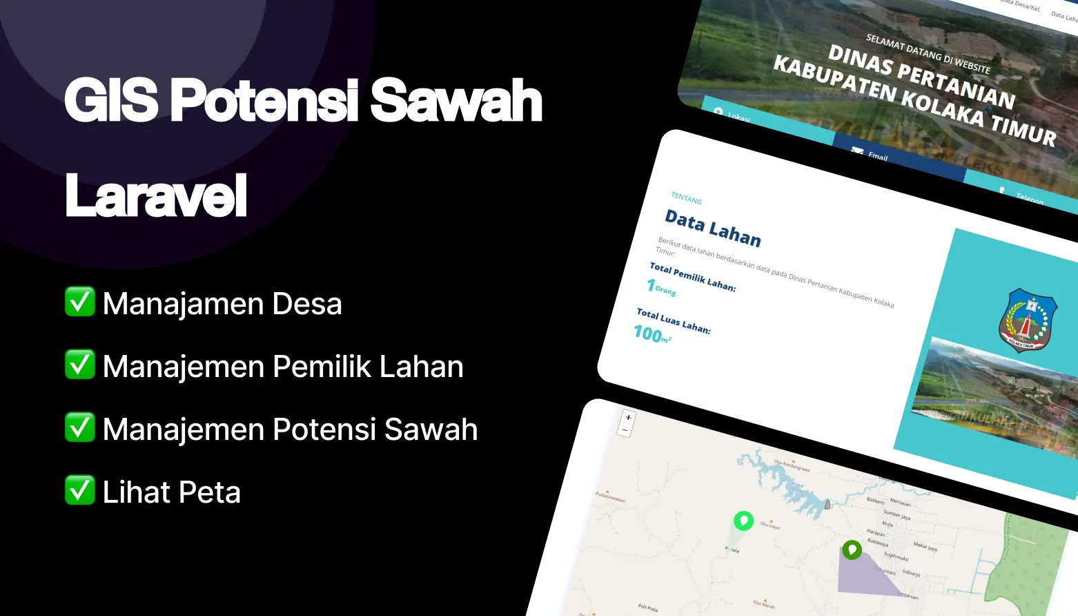 gis potensi sawah gratis