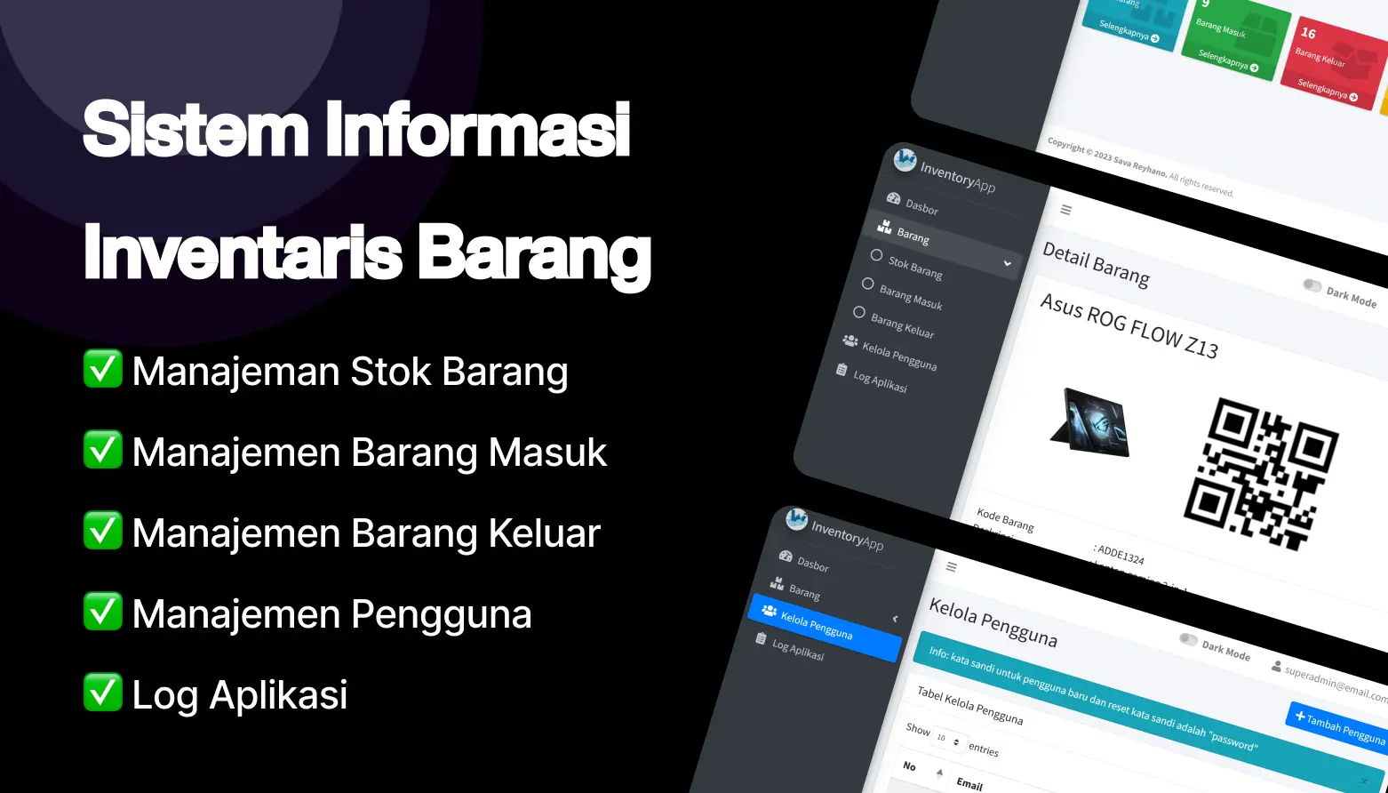 sistem informasi inventaris barang gratis