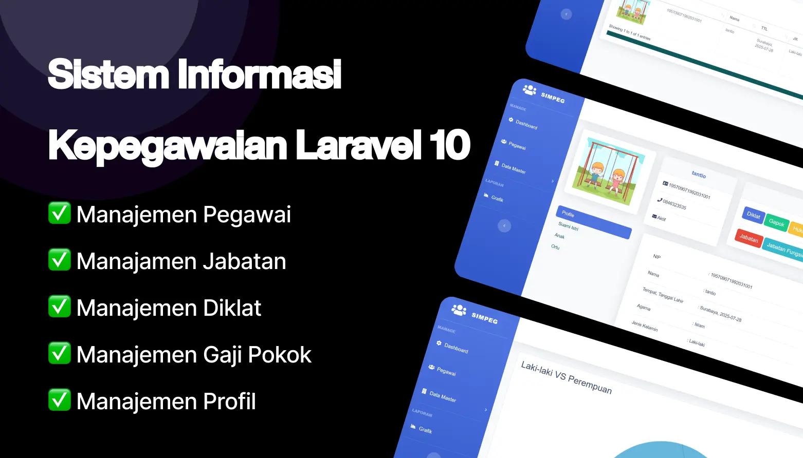 sistem informasi kepegawaian gratis