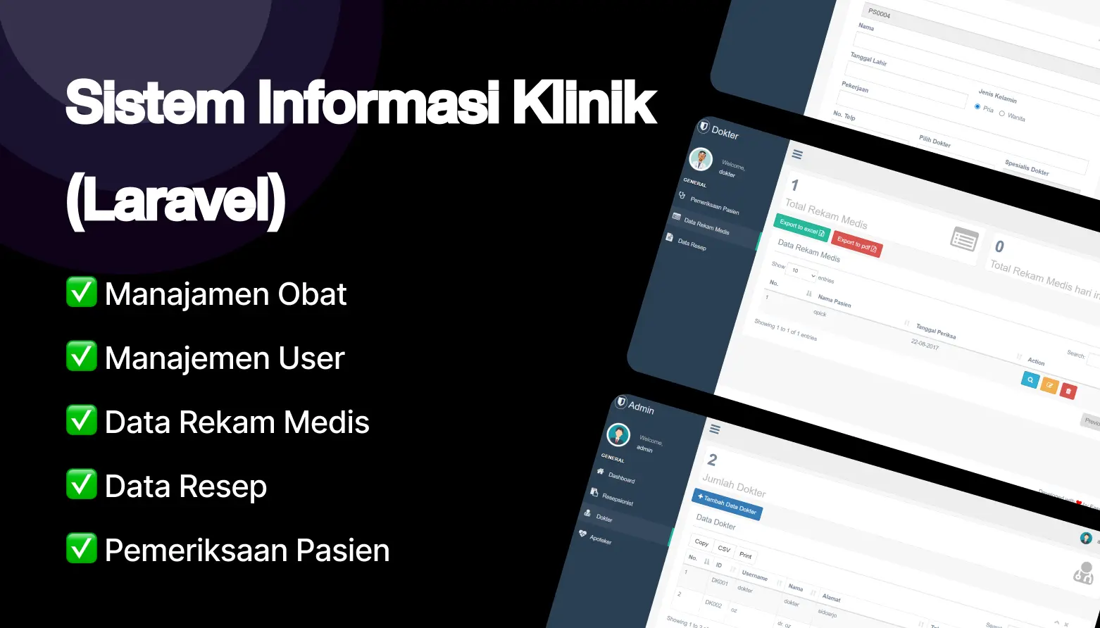 sistem informasi klinik gratis
