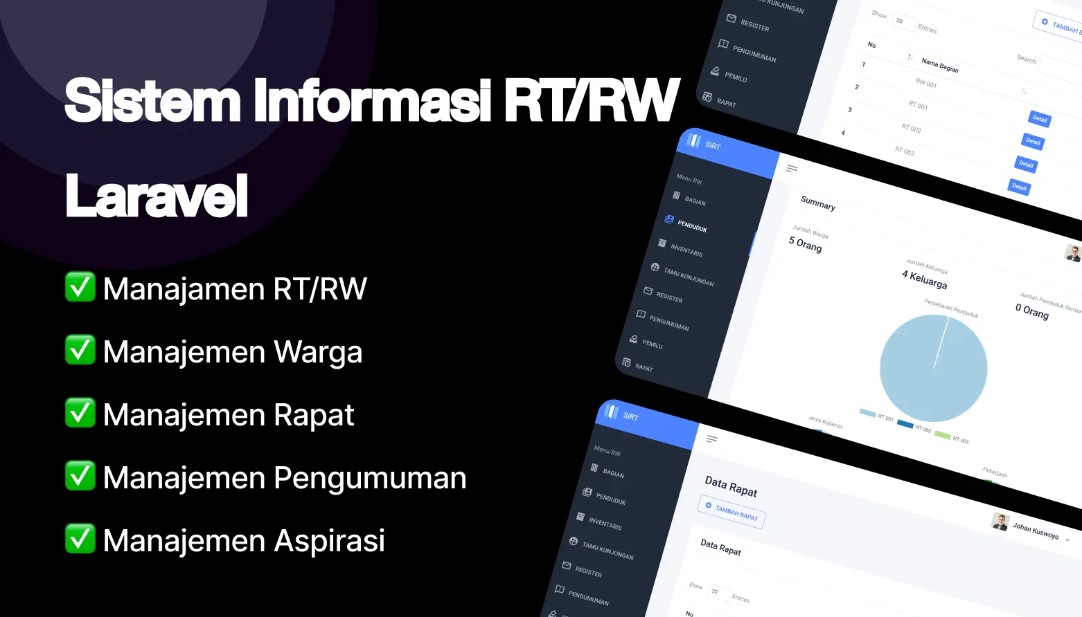 sistem informasi rt rw gratis