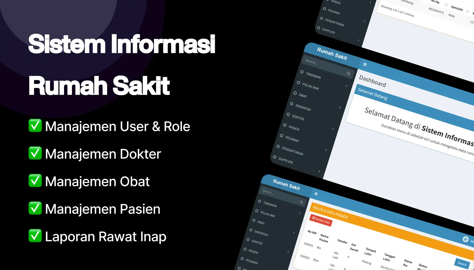 sistem informasi rumah sakit gratis