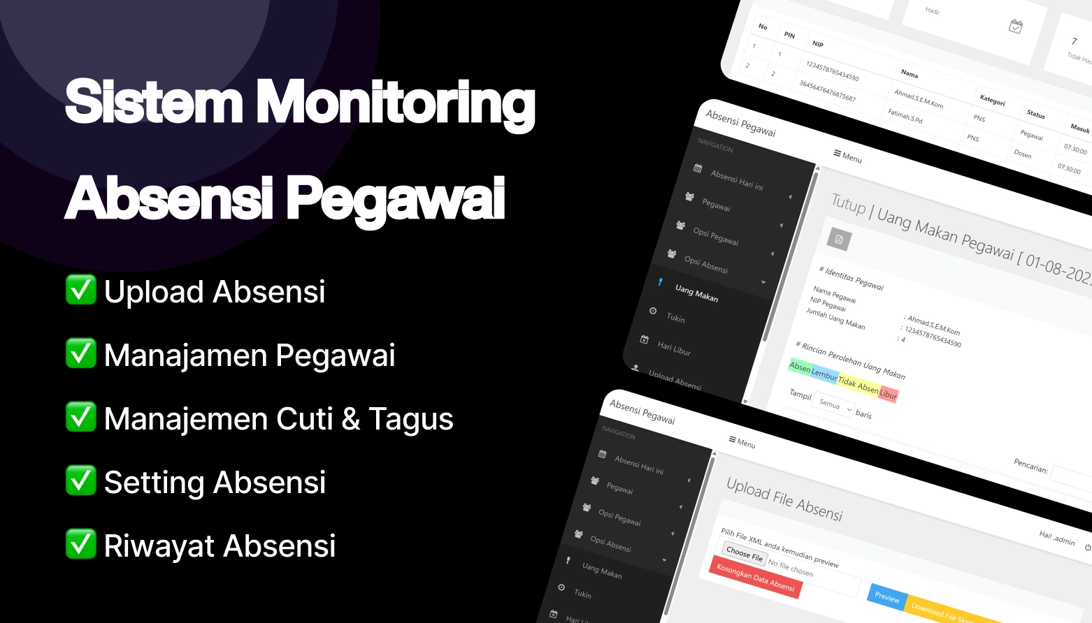 sistem monitoring absensi pegawai gratis