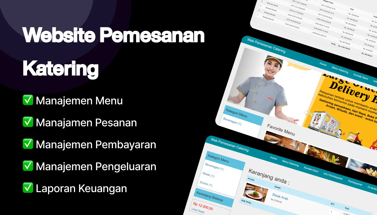 website pemesanan catering gratis