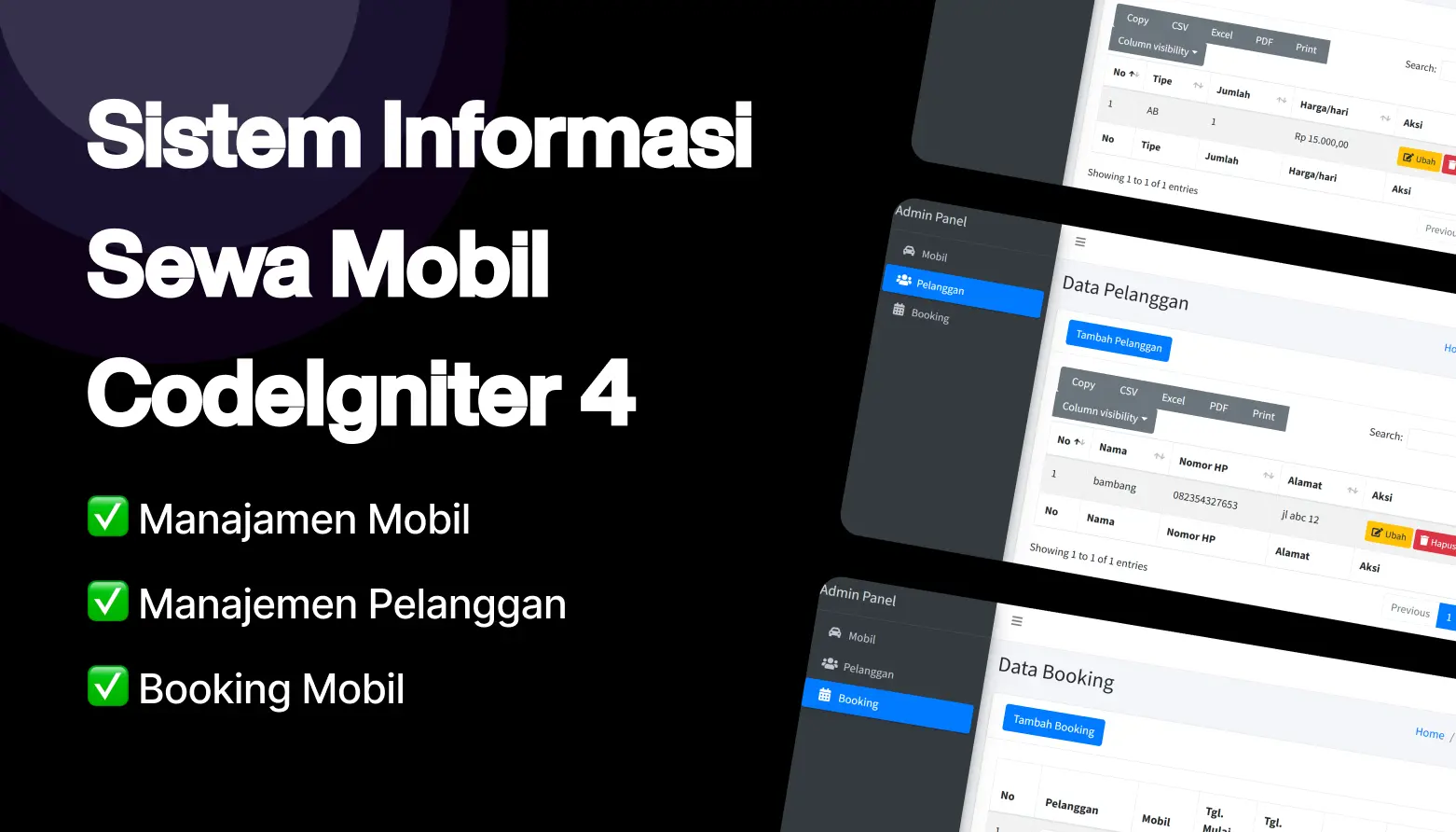 sistem informasi sewa mobil gratis
