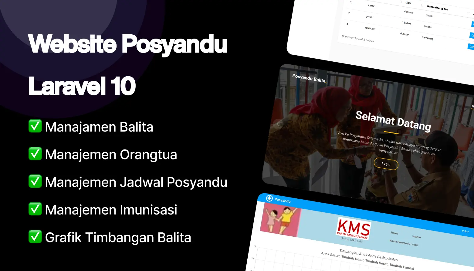 website posyandu gratis